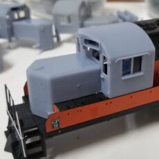 Burlington Northern GP10 conversion kit w/class light blockouts-O scale LWP-111-O