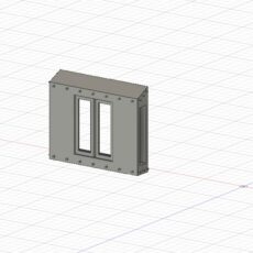 MILW all weather window-one pair-HO scale LWP-405