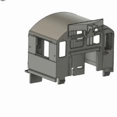 Canadian Pacific rebuilt GP9 Cab and Nose with tall numberboards-LWP-121