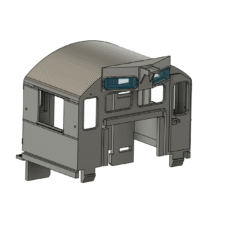 Canadian Pacific rebuilt GP9 Cab and Nose with low numberboards-LWP-120