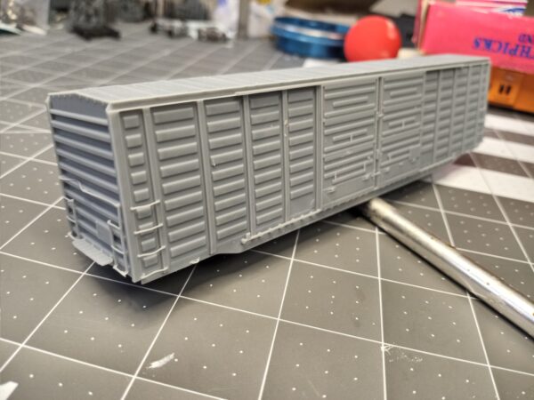 Southern 50'6" double door waffle side boxcar built by Pullman Standard. As built with original doors. - Image 2