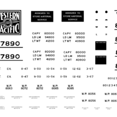Western Pacific 40' Company Stores car