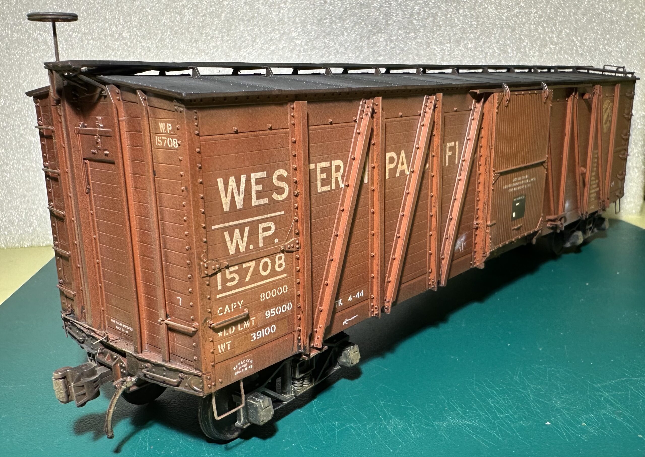 O-Western Pacific 1916 40' Pullman Outside Braced Boxcar - Image 6