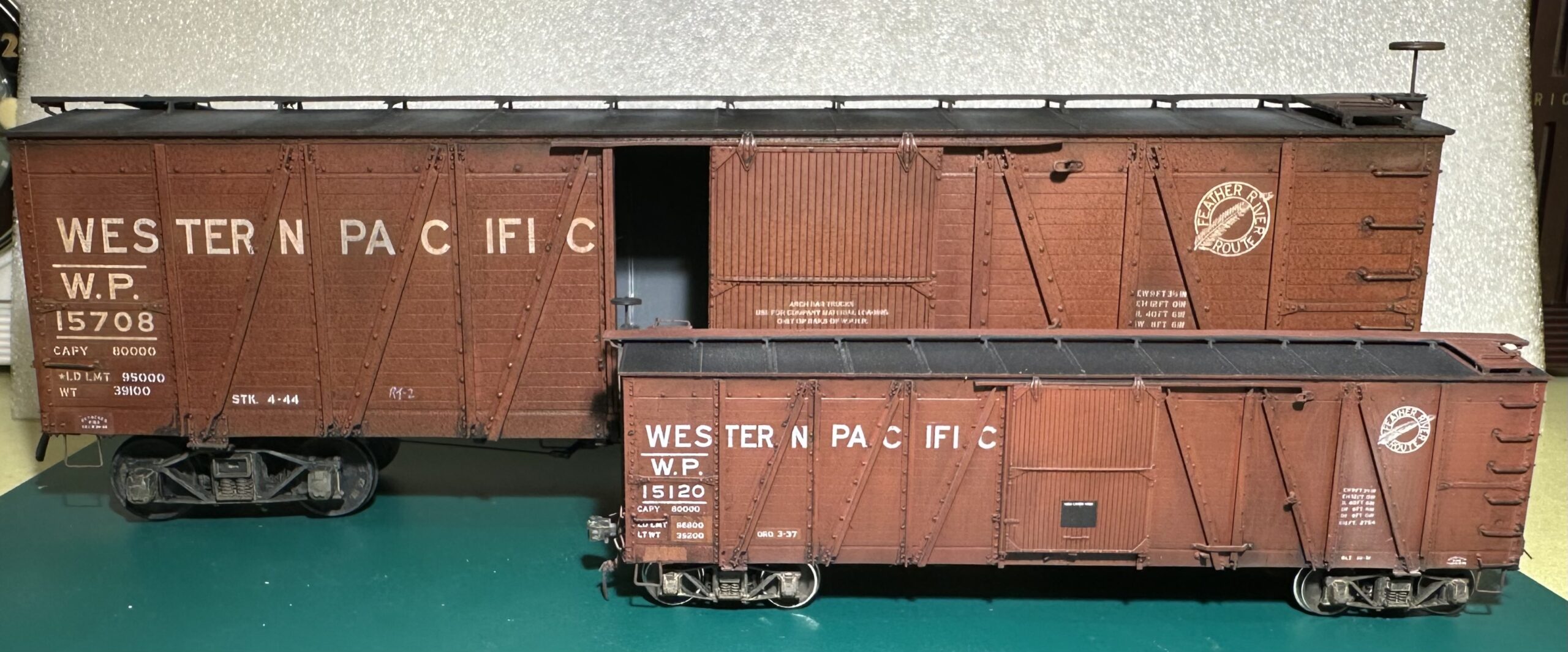 O-Western Pacific 1916 40' Pullman Outside Braced Boxcar - Image 5