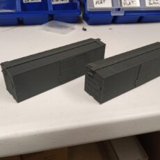 Nickel Plate Road 40′ Double Sheathed, Single Door boxcar  Murphy Ends