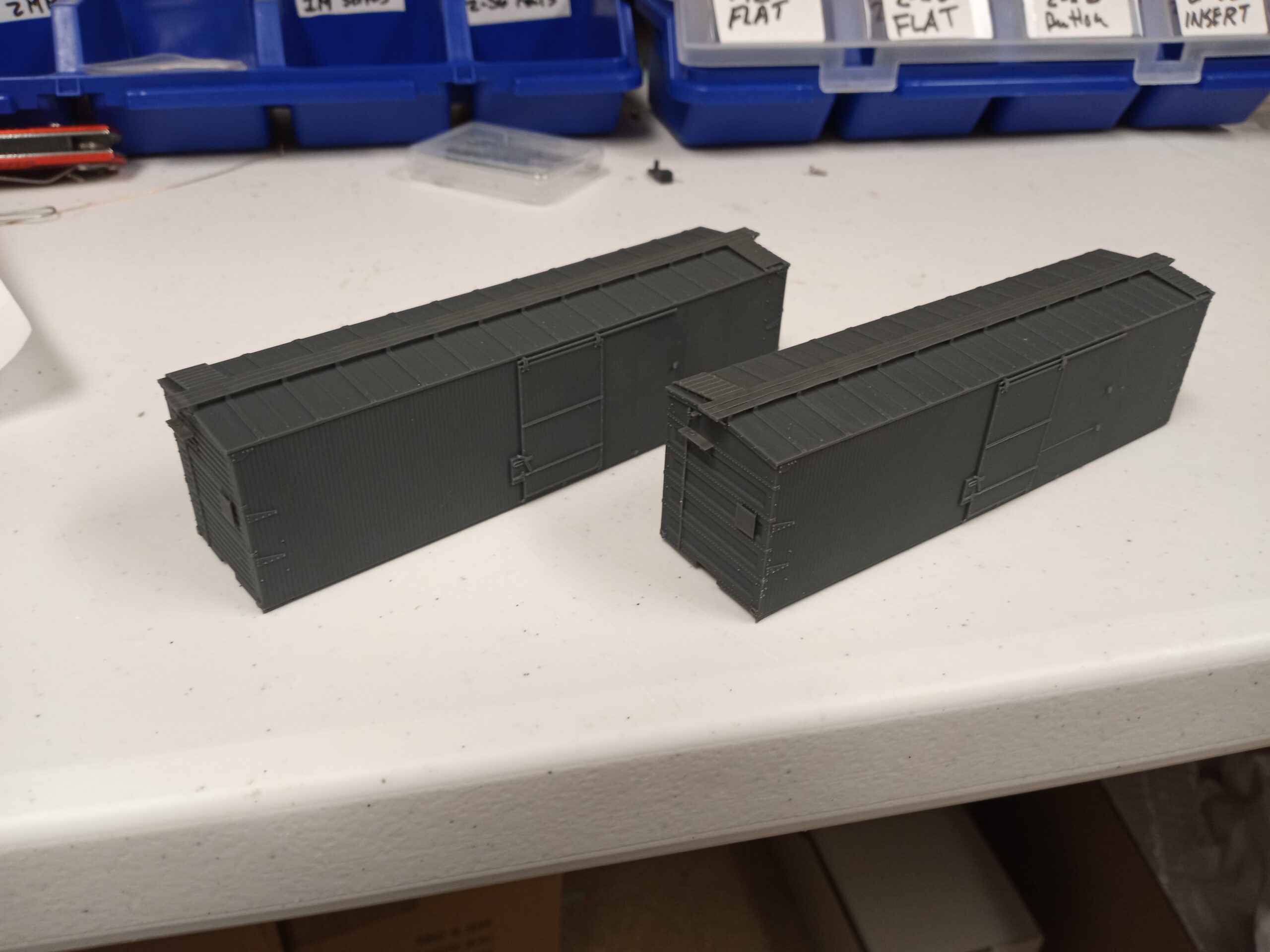 Nickel Plate Road 40′ Double Sheathed, Single Door Boxcar Hutchins ends/Murphy XLA roof